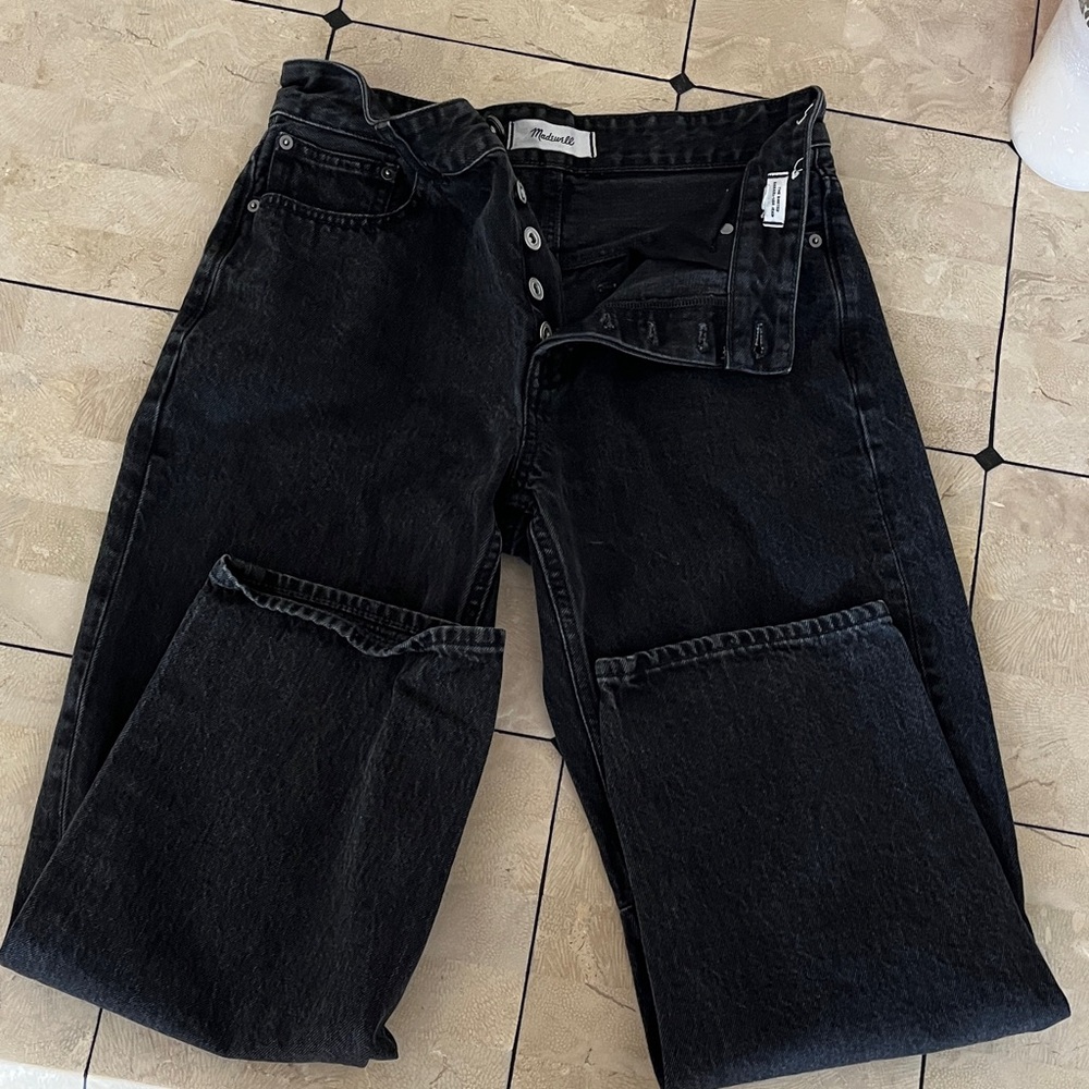 Darted Barrel Leg Jeans 24